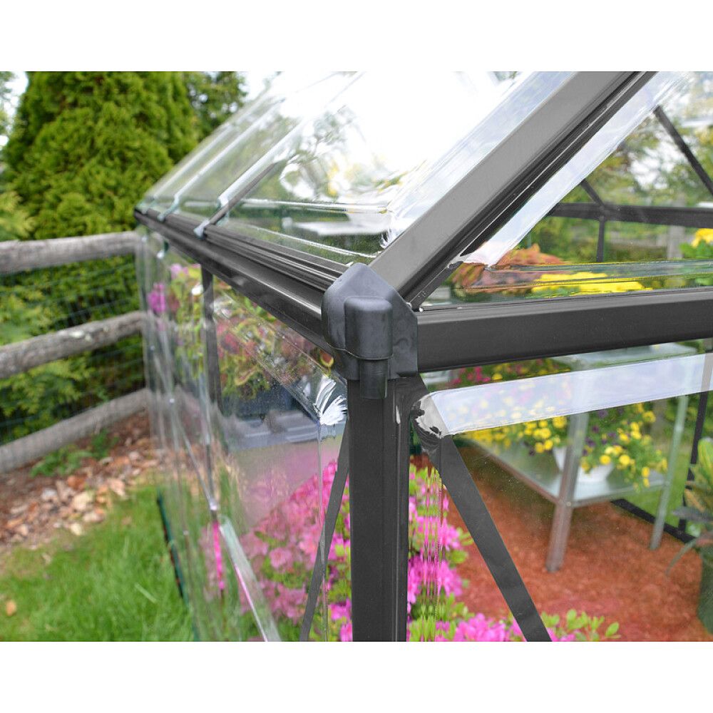 DRIVHUS CANOPIA HARMONY ALU/POLY 3,4M² MØRKEGRÅ