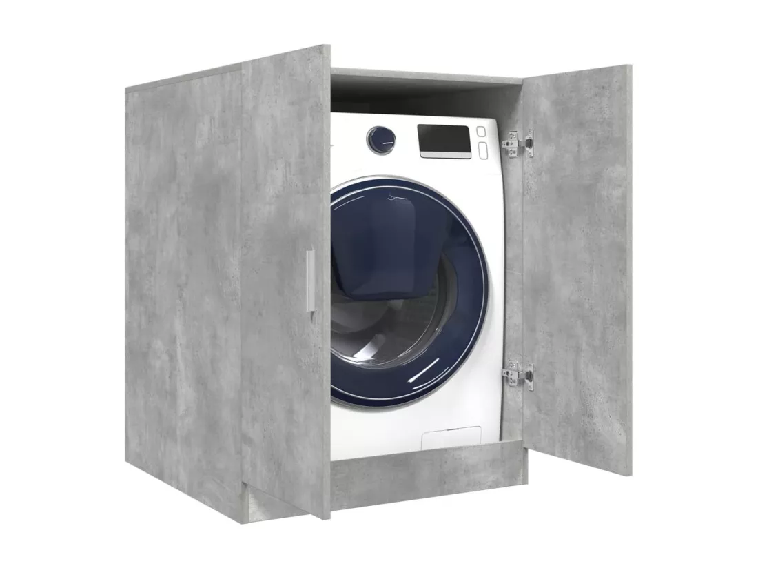Meuble pour machine à laver Gris béton 70,5x71,5x91,5 cm