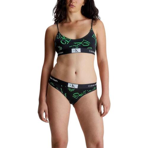 Calvin Klein Jeans - UNLINED BRALETTE ON THE DANCE FLOOR Negro