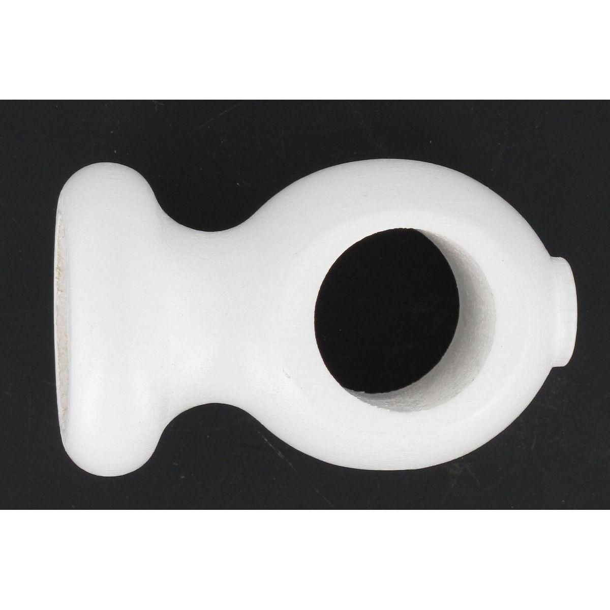 SUPPORT PLAFOND X 2 D28 BLANC