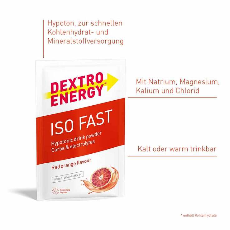 Dextro Energy Sports Nutr.IsoFast Pulver red Orange, 56 g