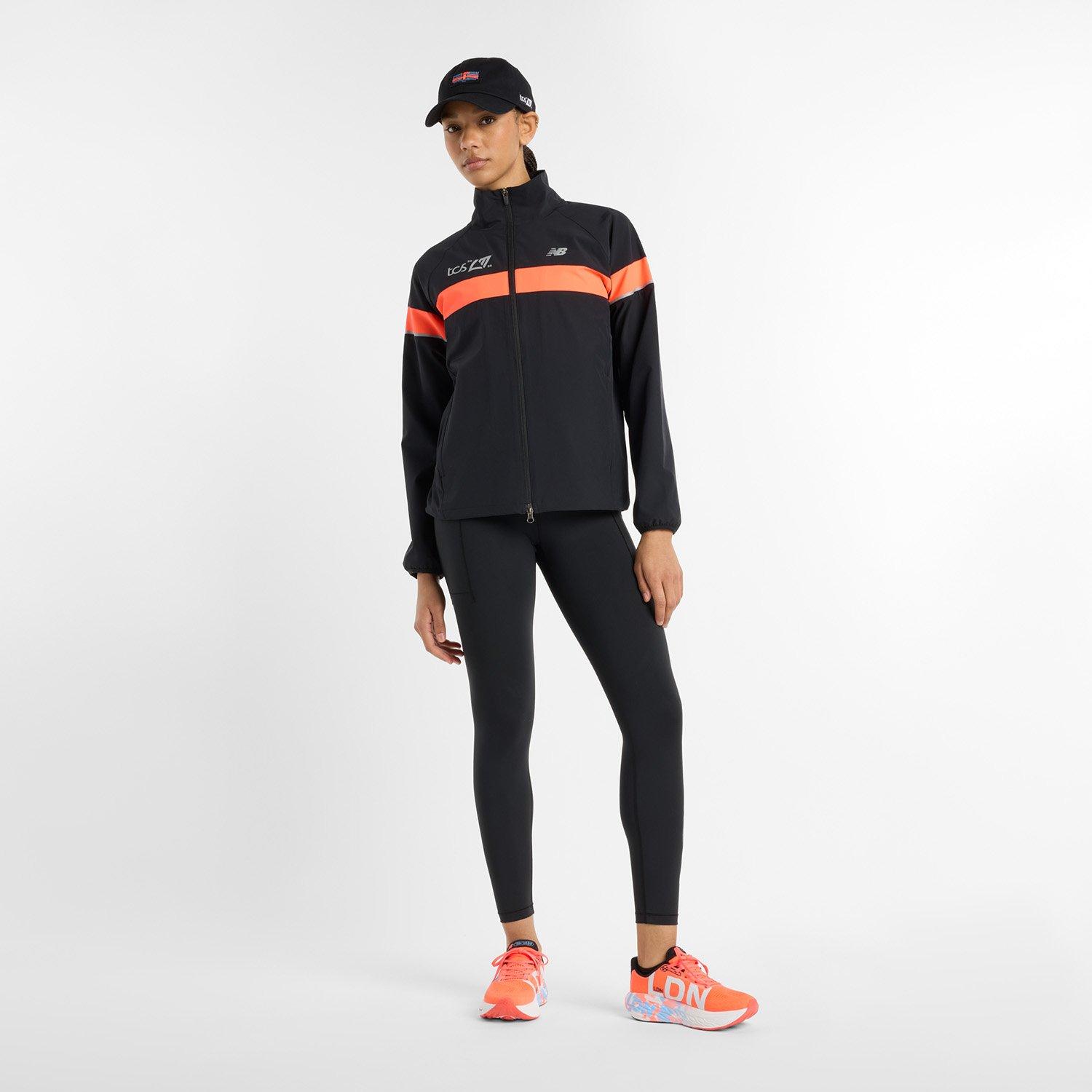 New Balance Ldn Mth Jkt Bk Larg Running Jacket Womens