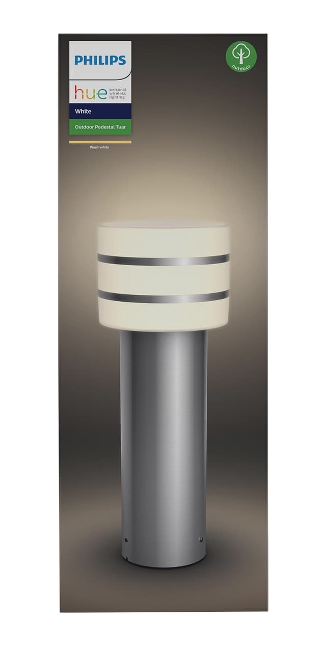 Philips Hue Tuar lyssokkel 1x9,5W (inox)