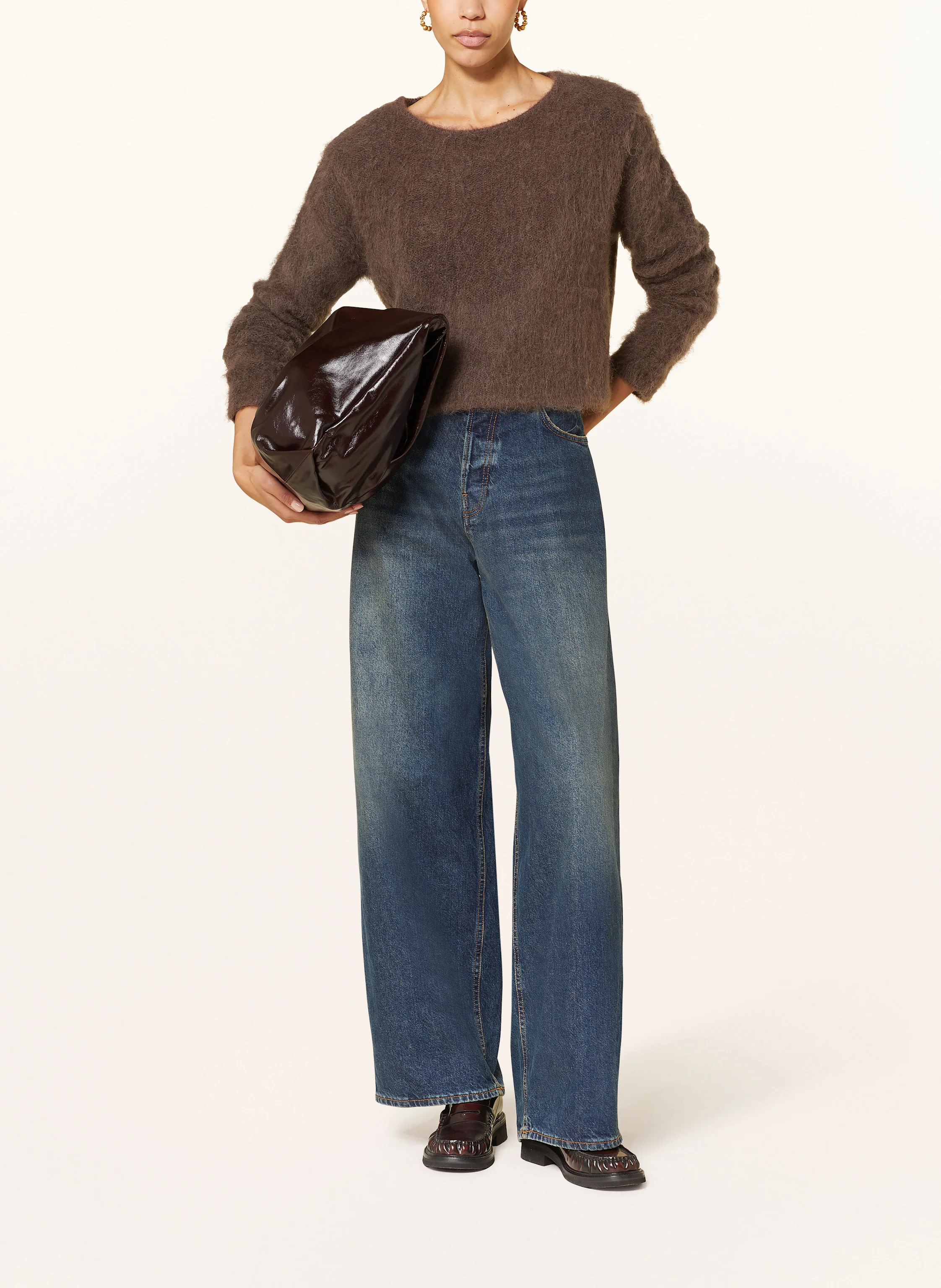 by Aylin Koenig Alpaka-Pullover ISABELLE mit Cut-out
