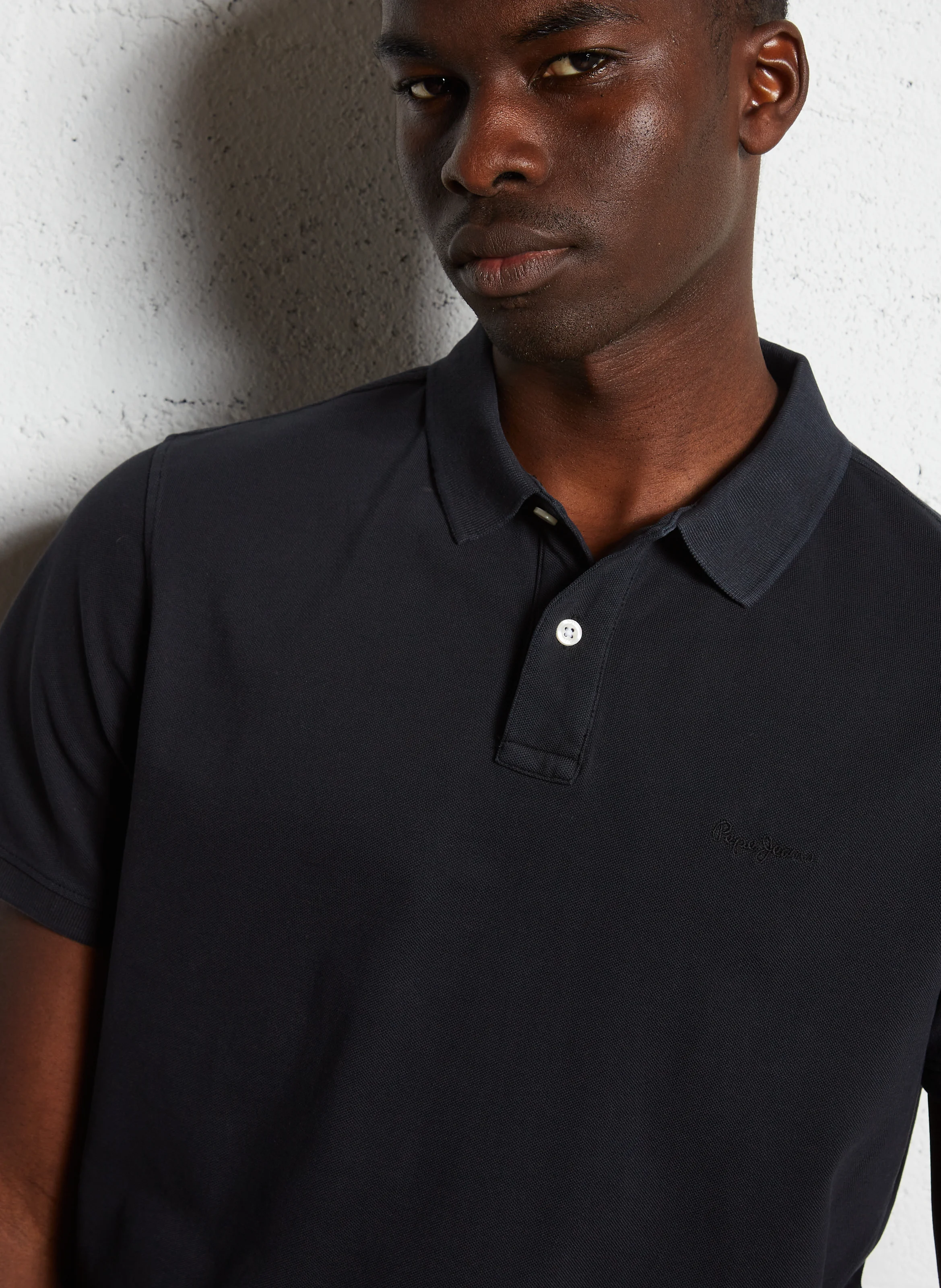 NEW OLIVER GD - Polo regular-fit en coton | Noir