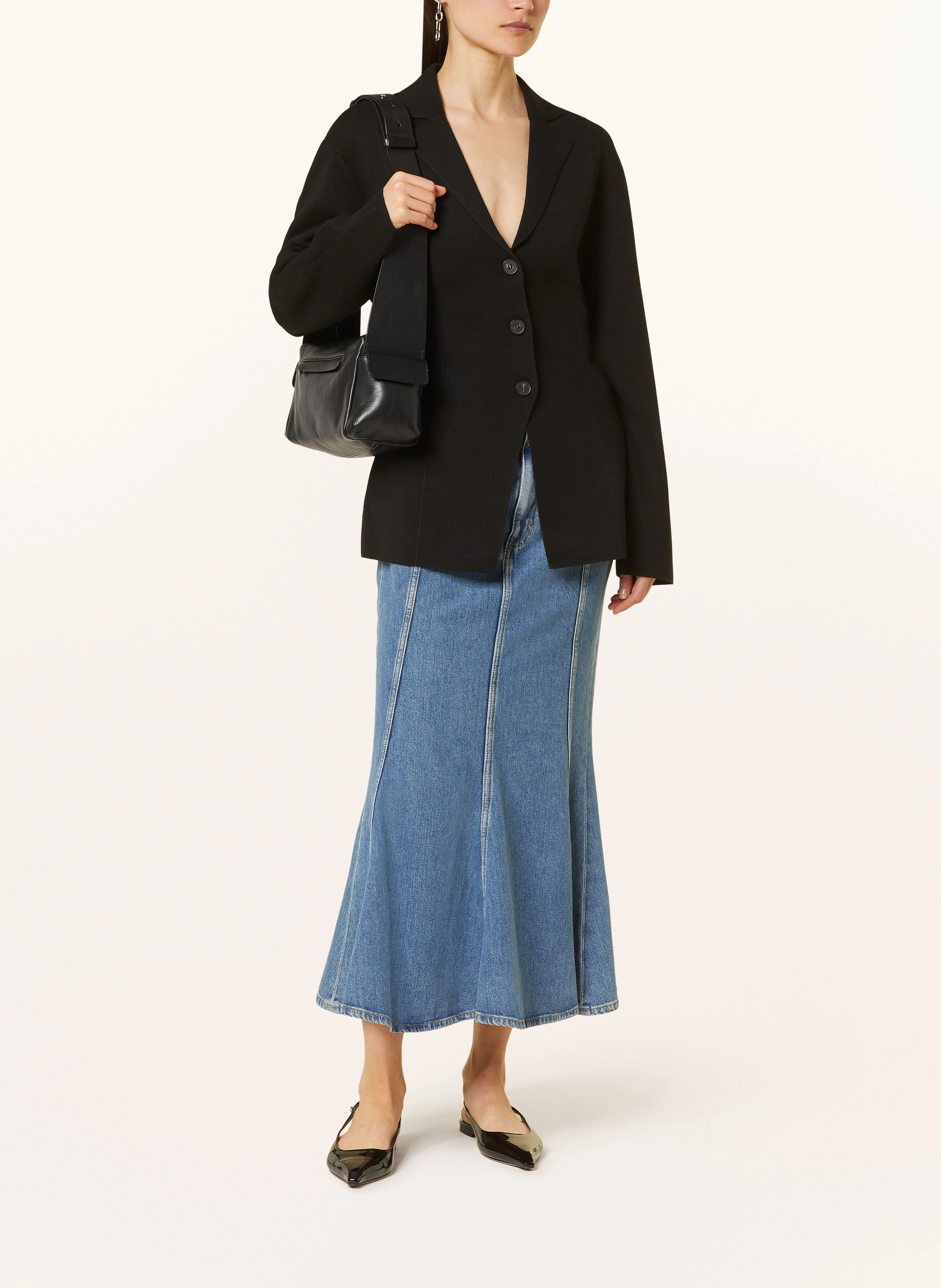 COS Strickblazer HAVANA