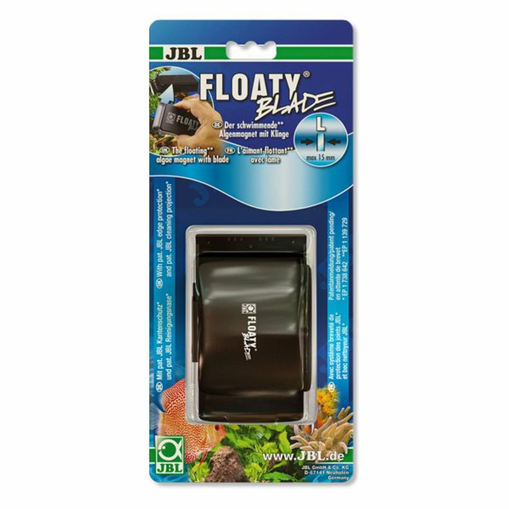 Floaty blade l : aimant pour vitre d'aquarium avec lame