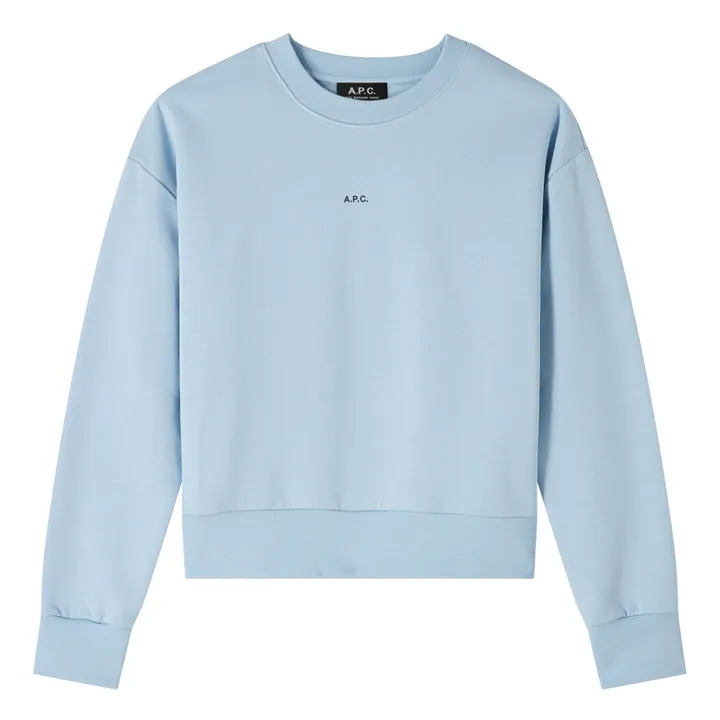 A.P.C. Sweat Anna Coton Bio | Bleu Clair