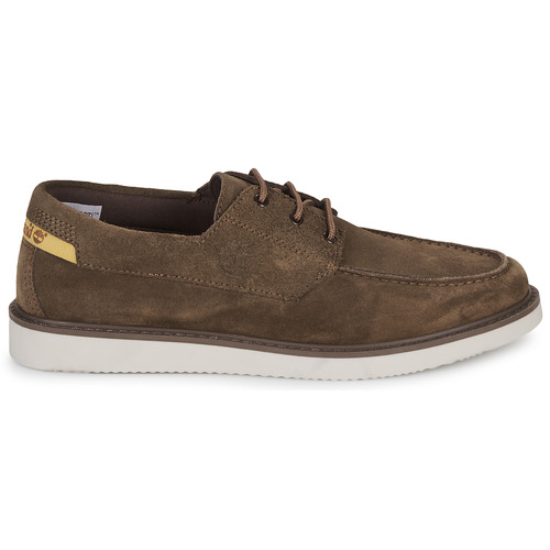 Timberland - NEWMARKET II LTHR BOAT - Marron / Blanc