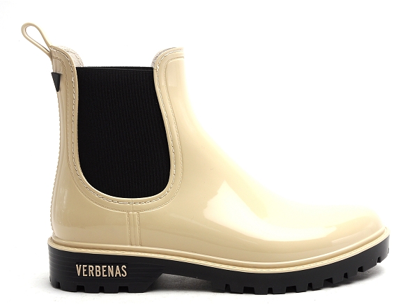 Verbenas boots bottine plates femme gaudi brillo beige