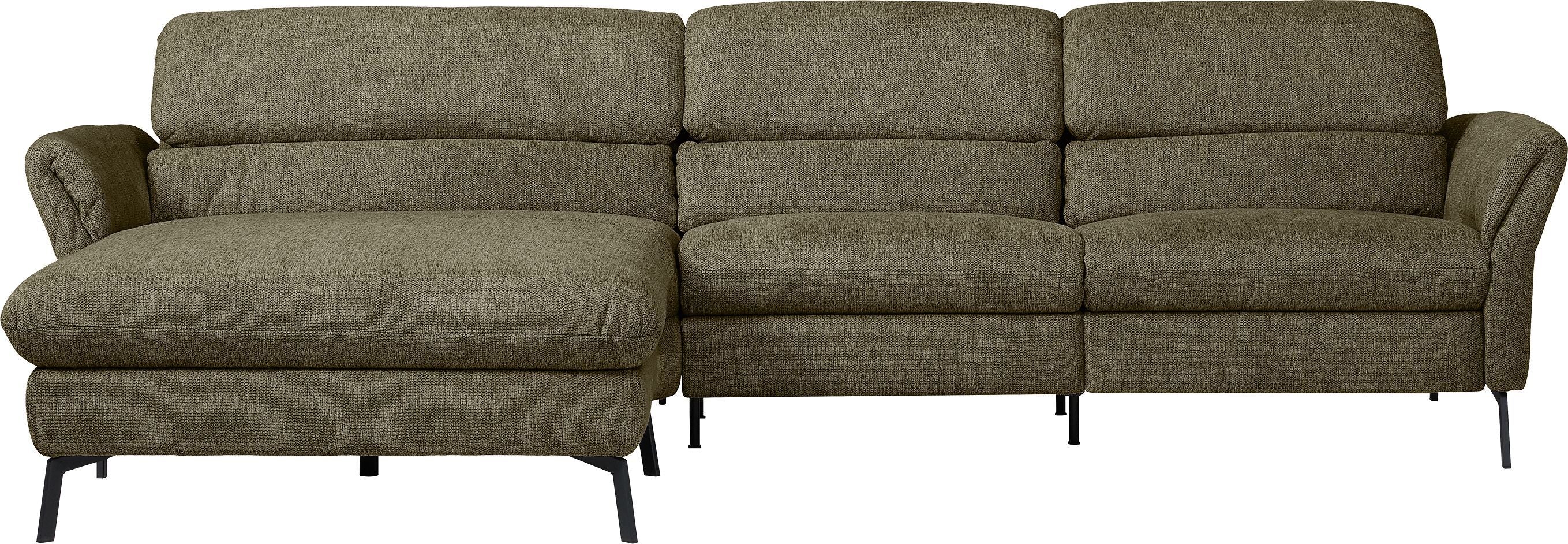 SEBO Ecksofa - Grün / B: 284.0 cm x T: 161.0 cm x H: 84.0 cm