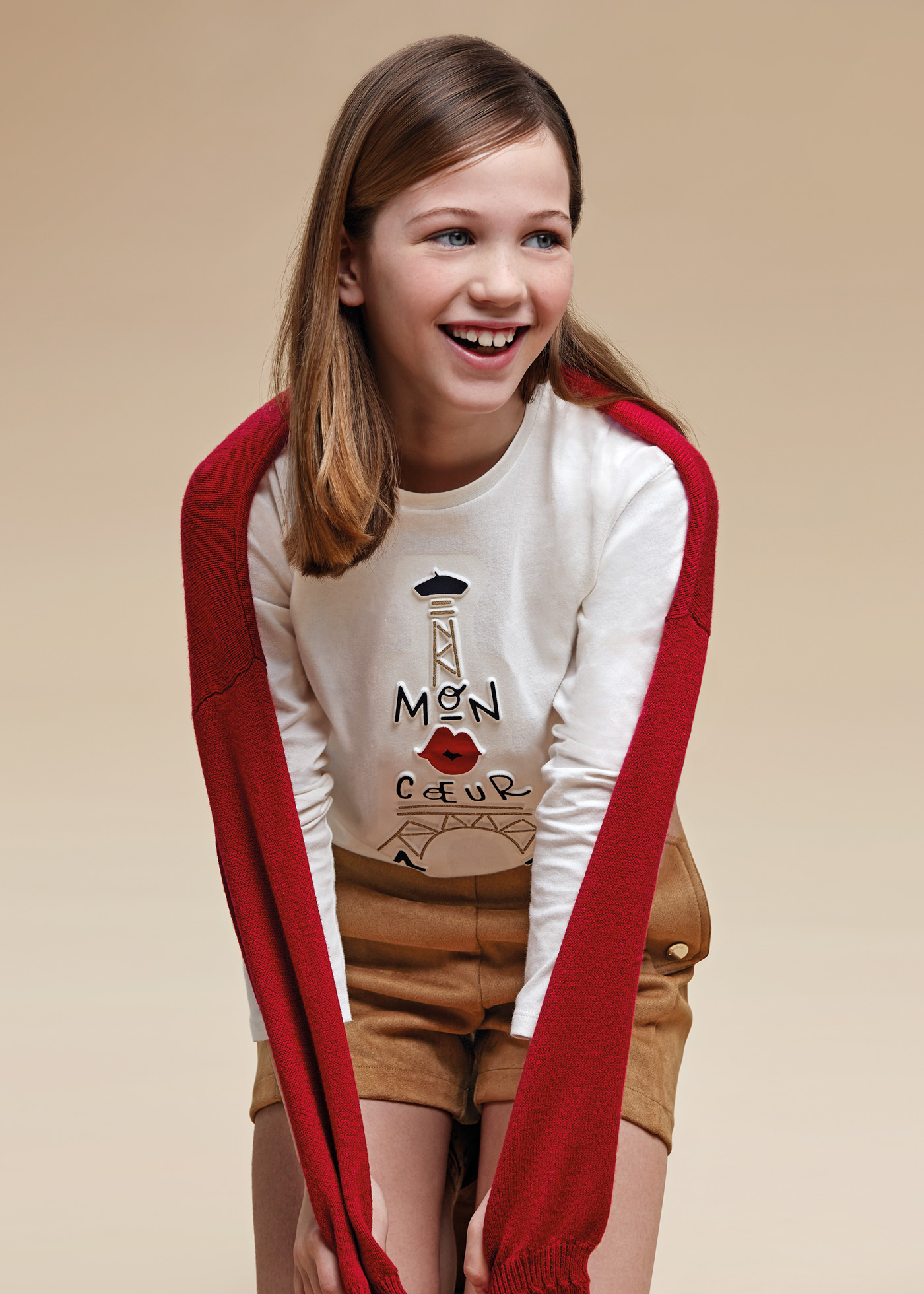 Camiseta estampada Better Cotton para meninas