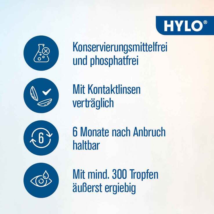 HYLO GEL Augentropfen, 2X10 ml