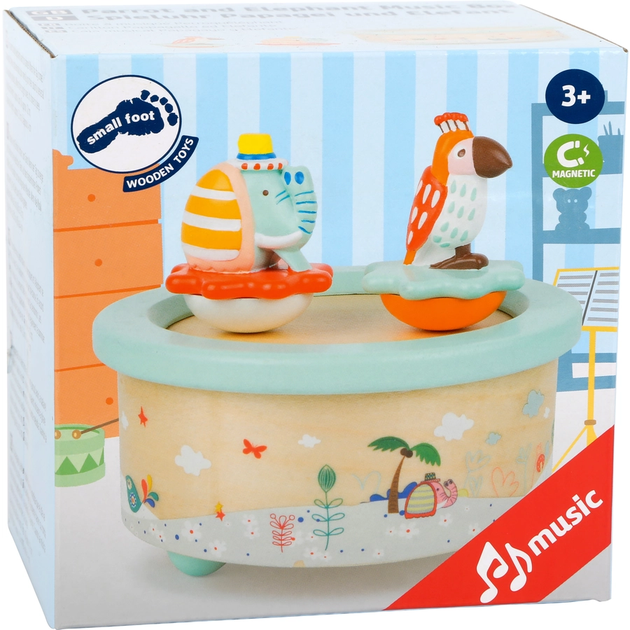 small foot® Spieluhr Papagei und Elefant