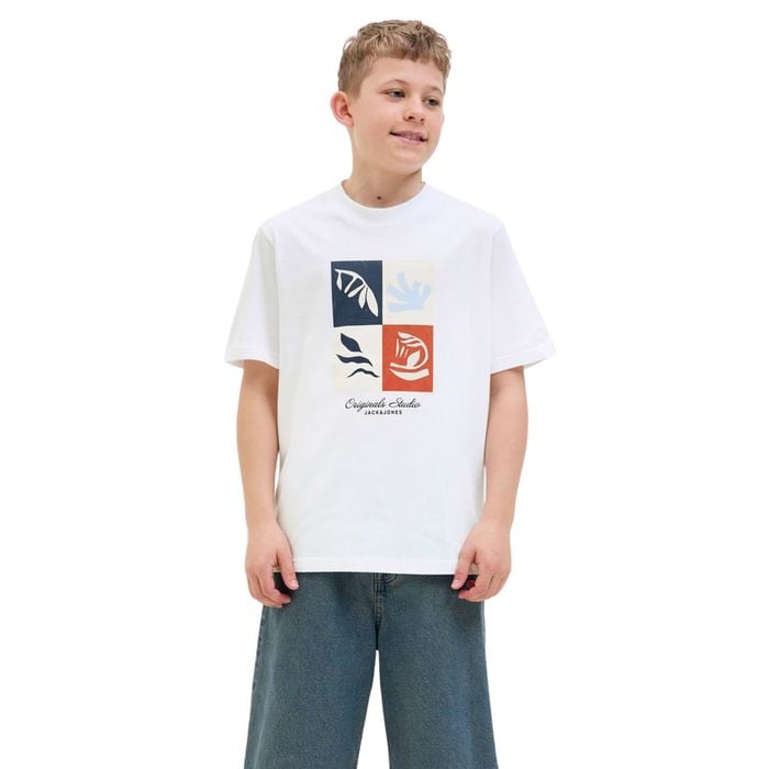Jack & Jones Originals Canggu Front Branding Crew Shirt Junior