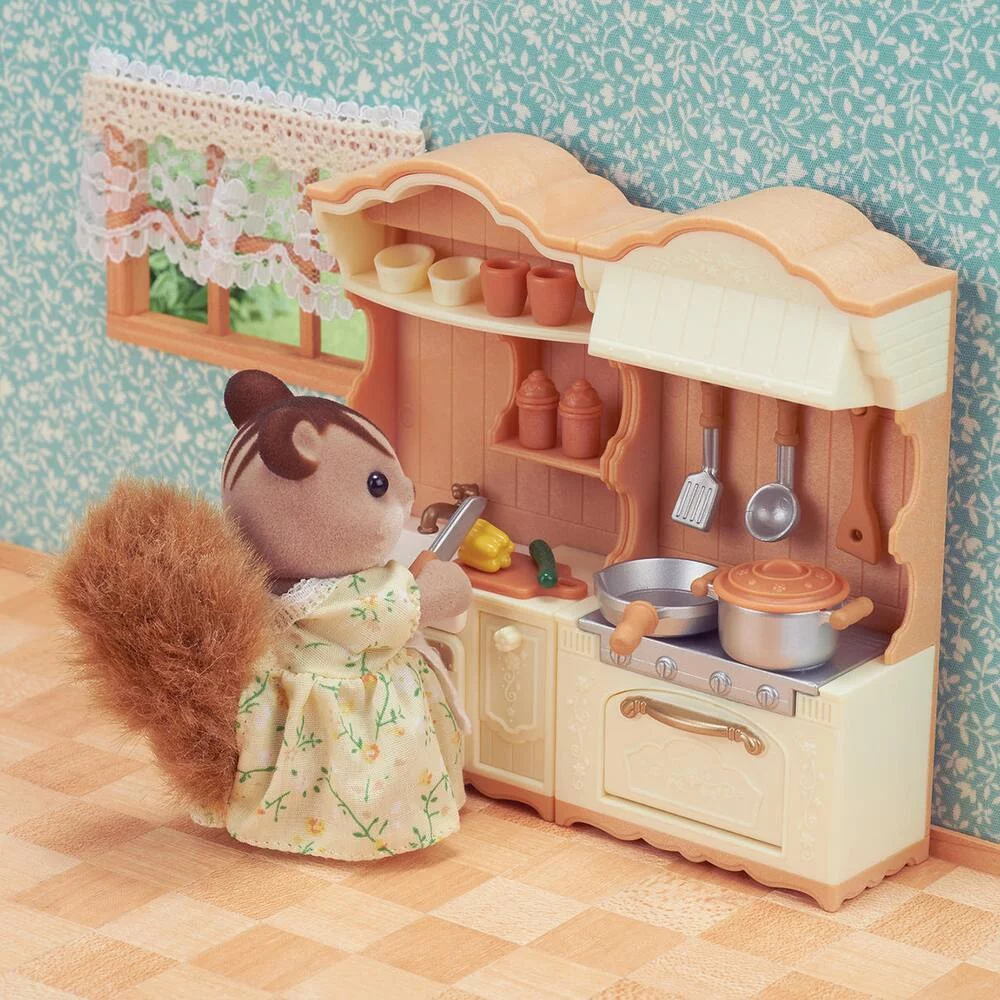 LA CUISINE AMENAGEE - SYLVANIAN MEUBLES ET ACCESSOIRES