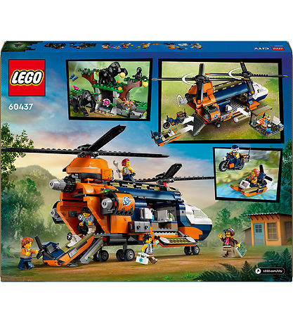 LEGO? City - Jungleeventyr - Helikopter Og Ekspeditionsbase 6043