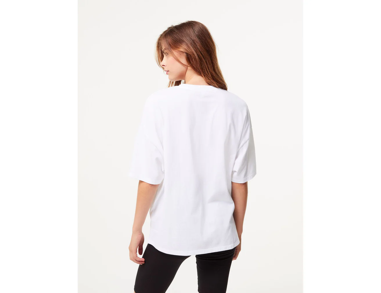 T-shirt oversize blanc