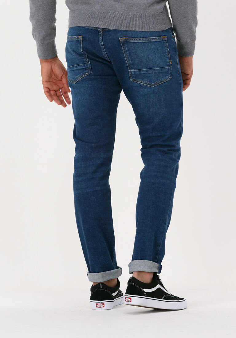 SCOTCH & SODA blauwe scotch & soda slim fit jeans essentials ralston in organic cotton - classic blue
