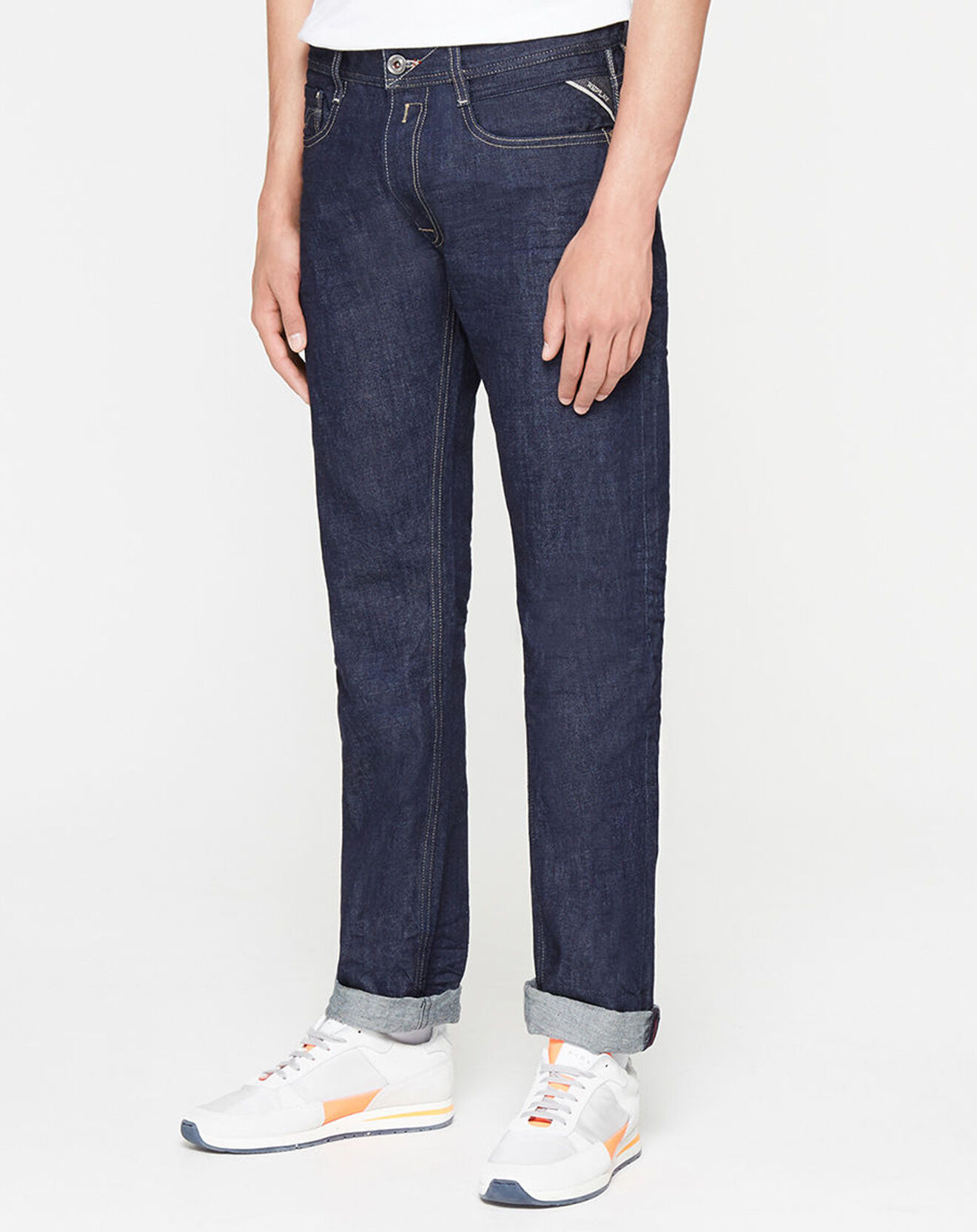 Replay Jean Regular 100% Coton Bio rocco bleu brut