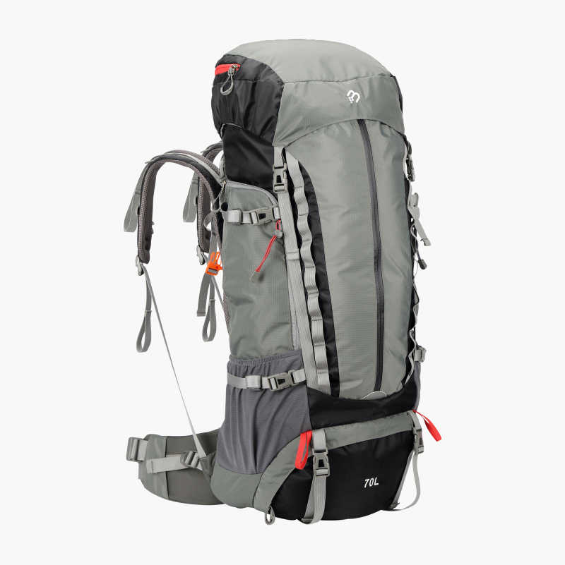 Ryggsekk Backpack, 70 liter, svart