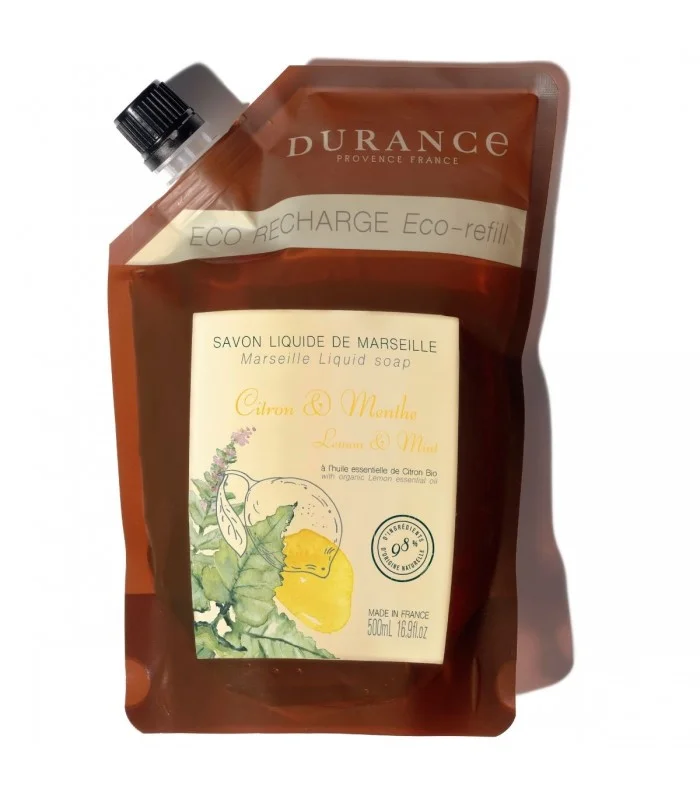 Recharge Savon Liquide Citron & Menthe 500 ml