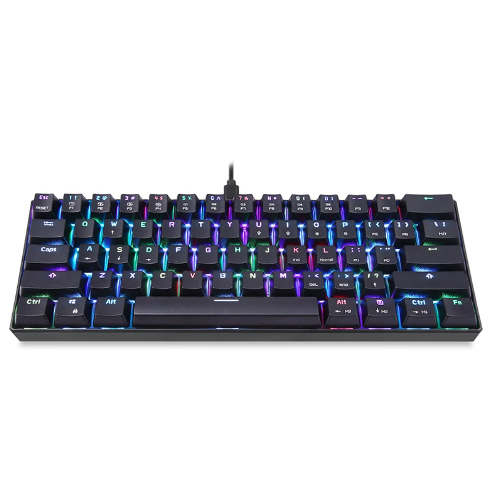 60% TKL Mechanische Gaming Tastatur mit Hintergrundbeleuchtung (QWERTY) Red Switches - Schwarz