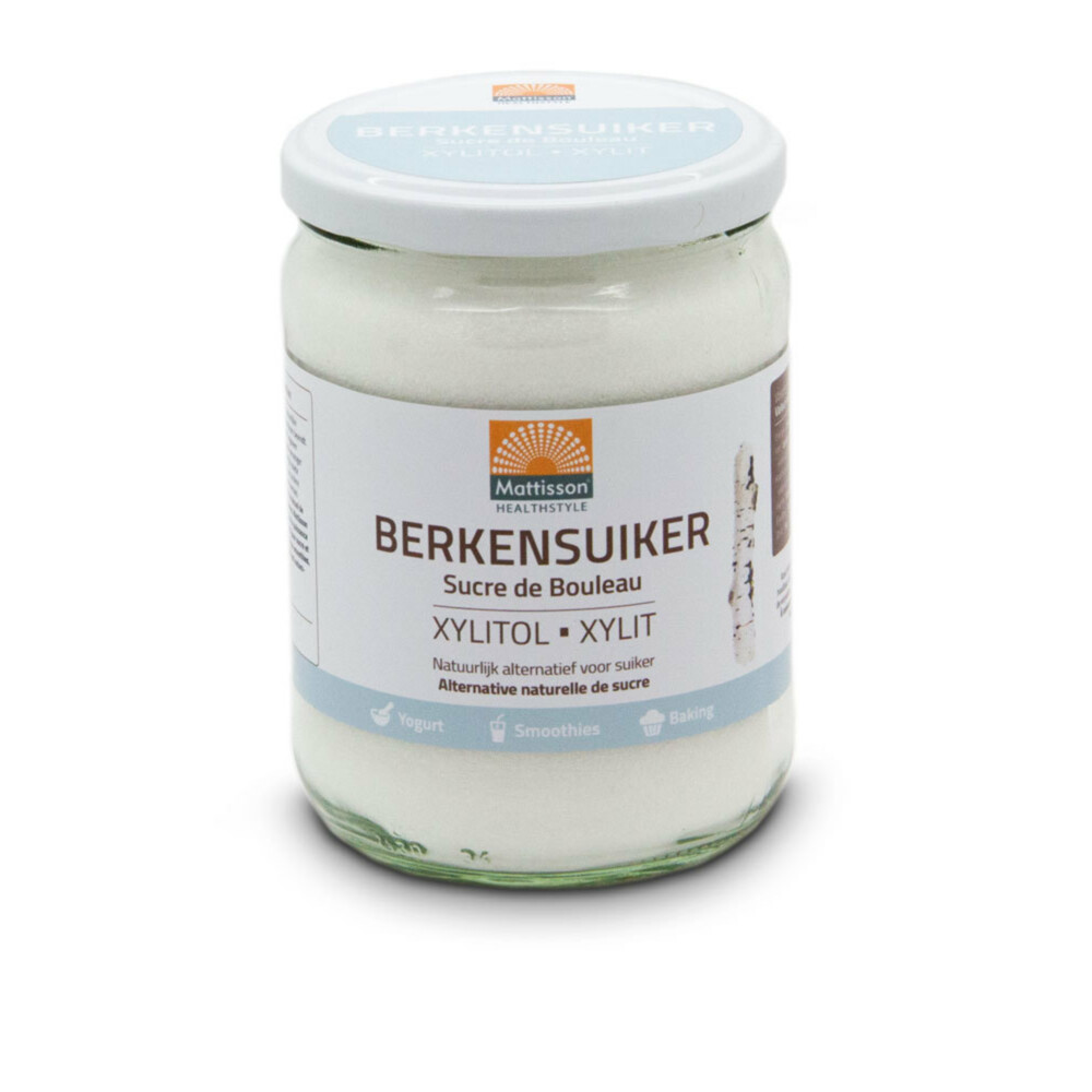 2x Mattisson Berkensuiker Xylitol 400 gr