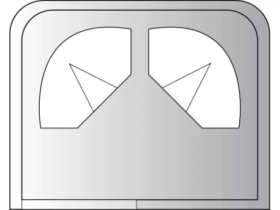 Hammam 2 places droit MYLOO avec sièges ergonomiques, contrôle extérieur et sonde de température