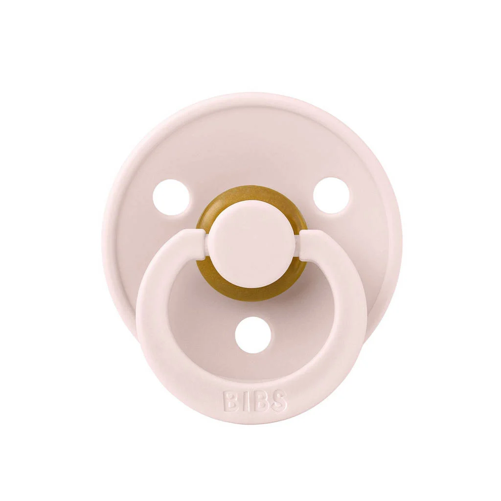 BIBS Colour Colour fopspeen - Maat 2 - Pale Butter / Petal (2 stuks)