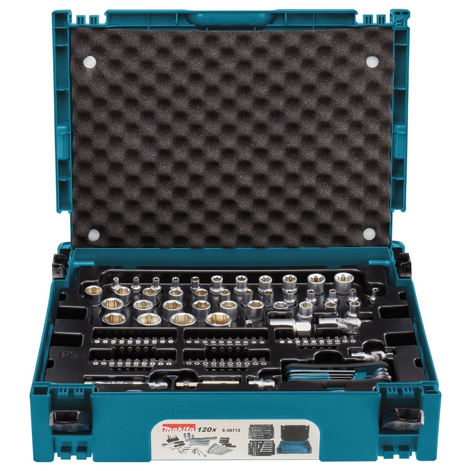 Makita E-08713 Handgereedschapsset 120-delig in Mbox