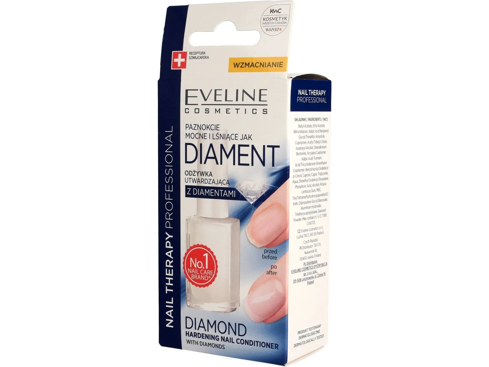 Eveline Eveline Nail Therapy Varnish hardening nail conditioner Diamond 12ml