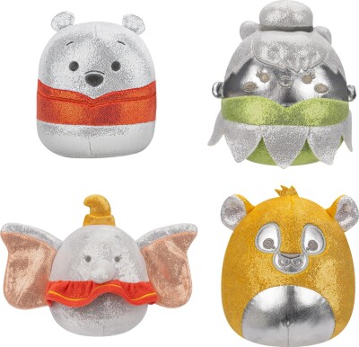 Squishmallows Bamser - Disney 100 - 13 CM - 4 Stk