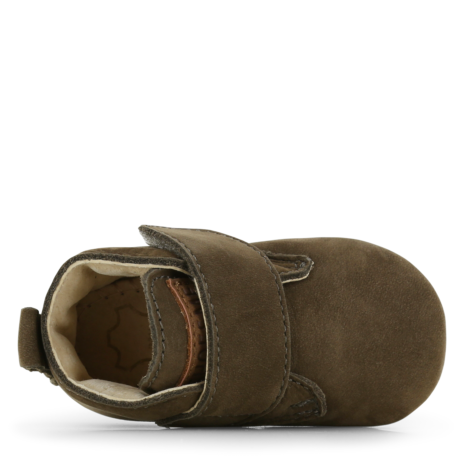 Shoesme Newborn groen slofje klittenband  | Jongens schoenen