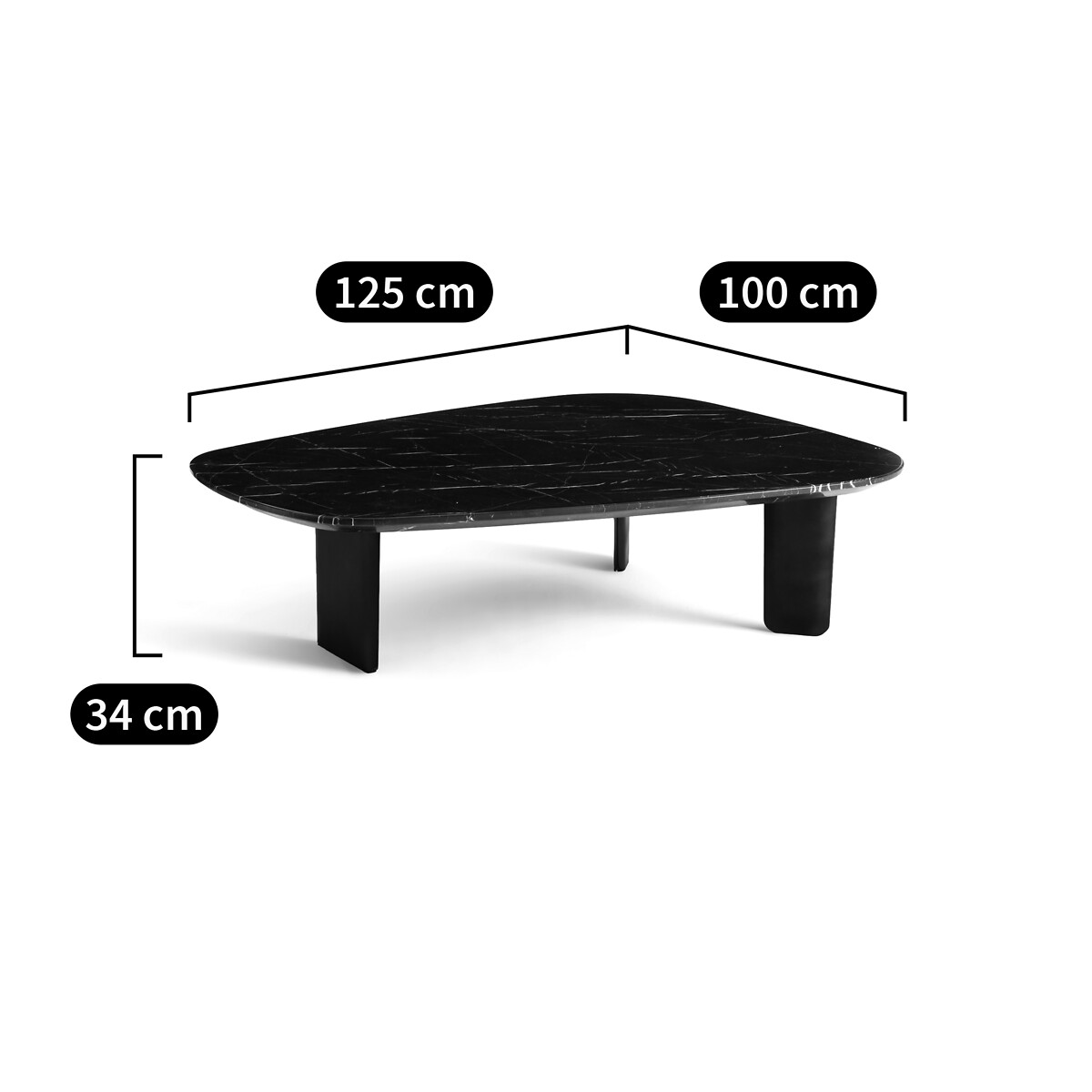 AM.PM<br>Mesa de centro de mármore, Dolmena