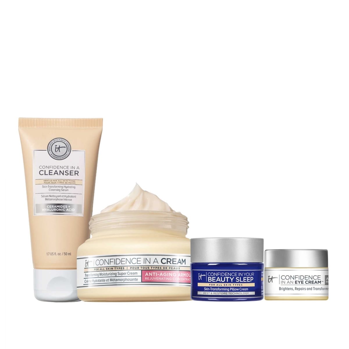 It Cosmetics Confidence in a Cream™ Coffret Soin Visage Anti-Âge