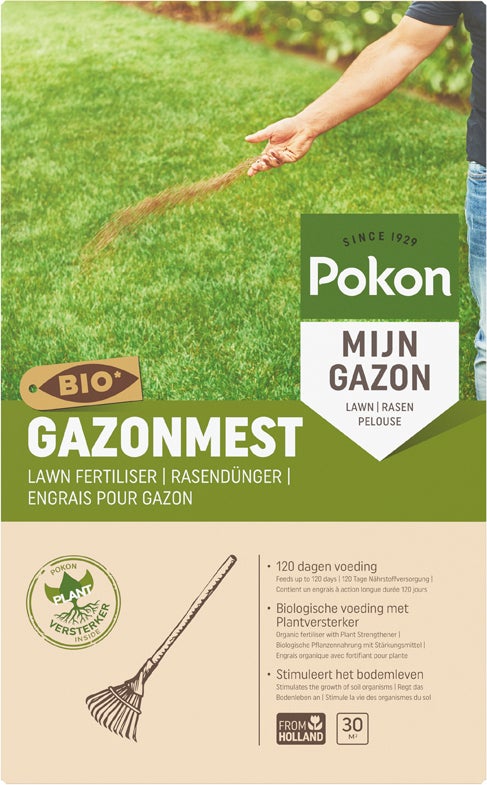Pokon bio gazonmest 30 m²