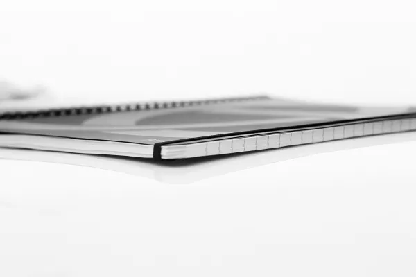 Notesbog Bantex CPH, A4 , linjeret, sort