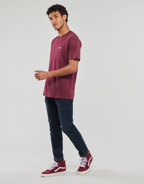 Vans - MN LEFT CHEST LOGO TEE - Bordeaux