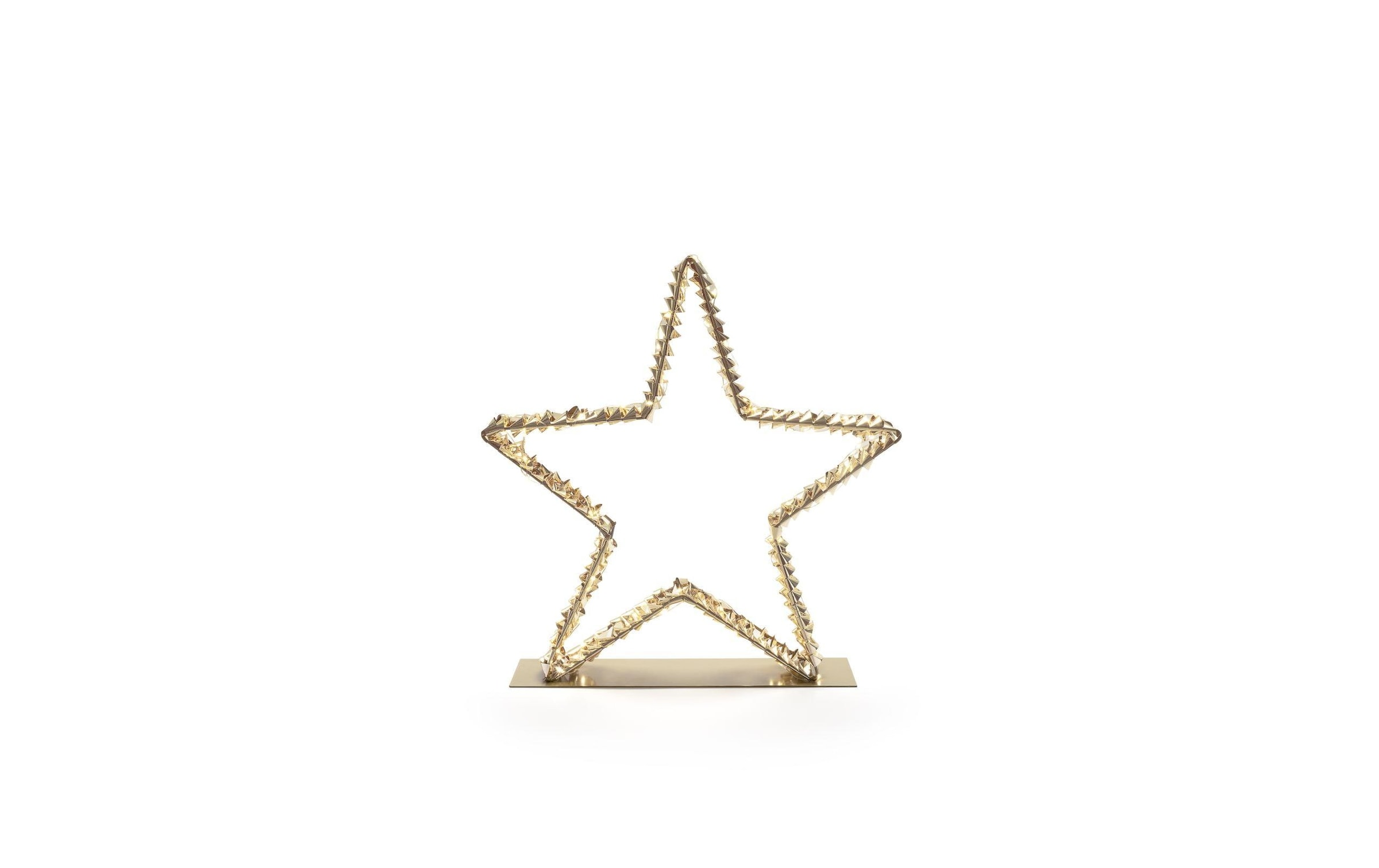 STT LED Dekofigur »Glamour star standing, 40 cm« Warmweiss