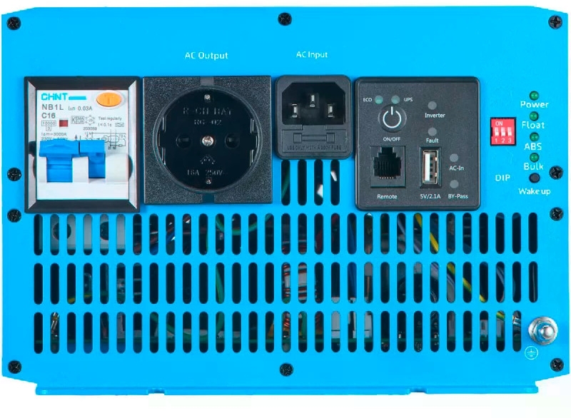 Ective CSI 25 Pro Sinus-Wechselrichter mit Netzvorrangschaltung und Ladegerät 12V 2500W