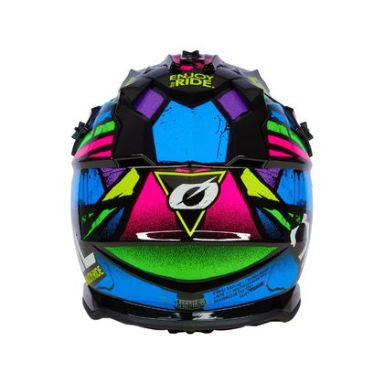 Casque cross O'Neal 2SRS - GLITCH V.23 2024 - Multicolore
