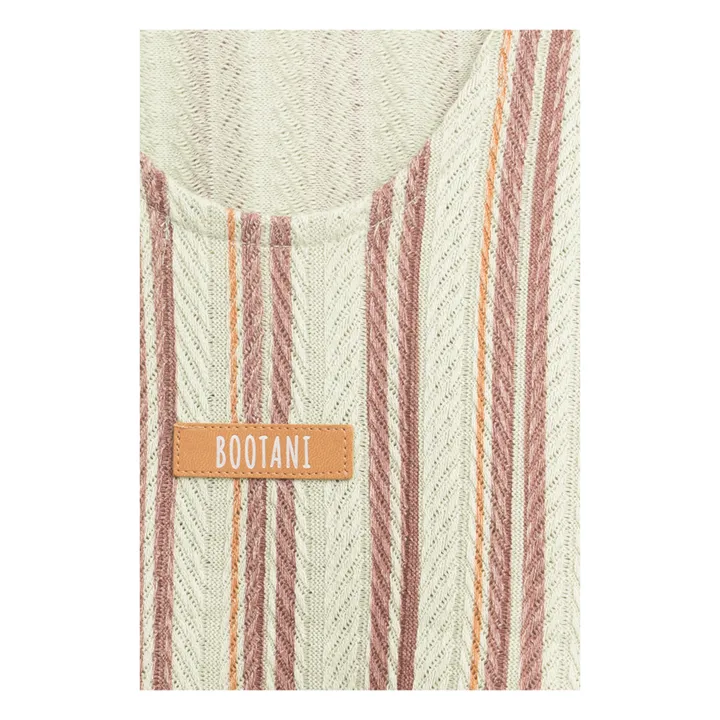 Bootani Robe Coton Bio Rayée | Sauge