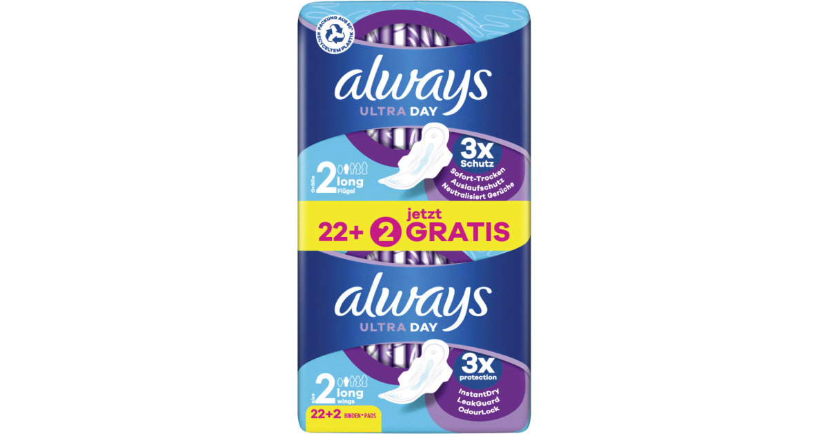 Always Ultra Binden Long Plus