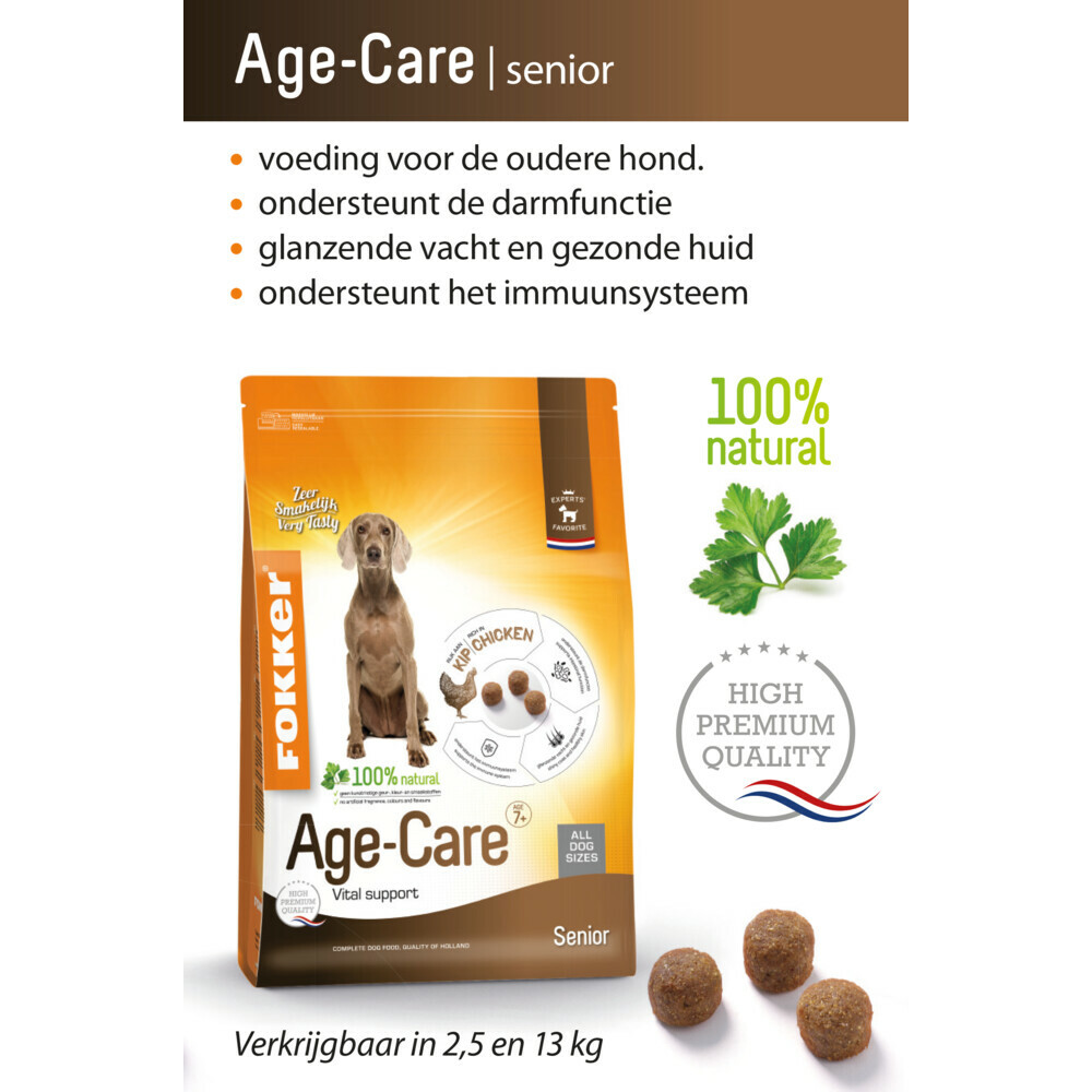 Fokker Hondenvoer Age-Care 2,5 kg