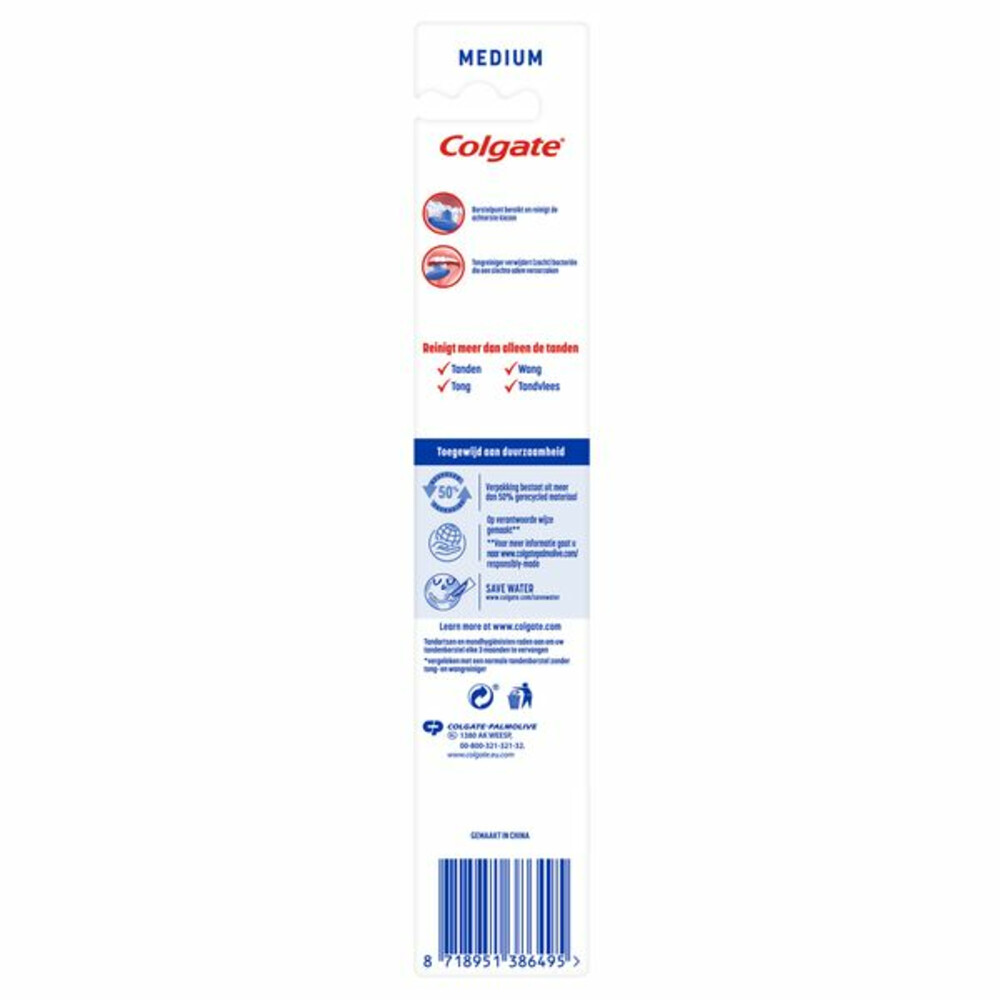 Colgate Tandenborstel Extra Clean Medium2 stuks