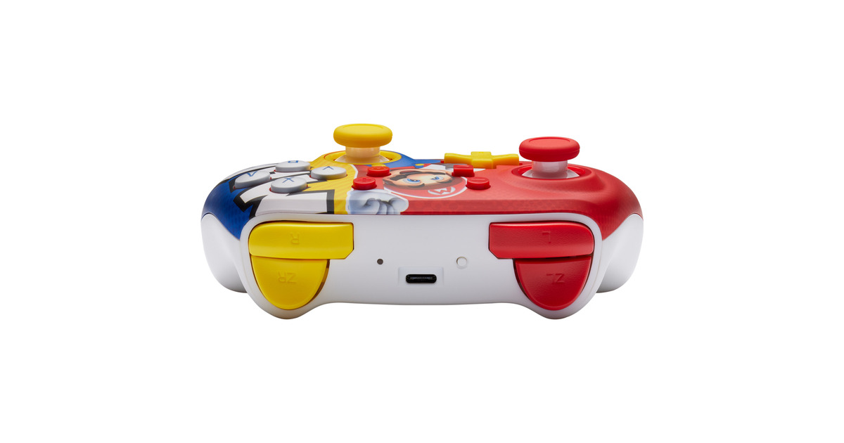 PowerASwitch WS Nano Mario Victory gamepad  (Rood/geel)