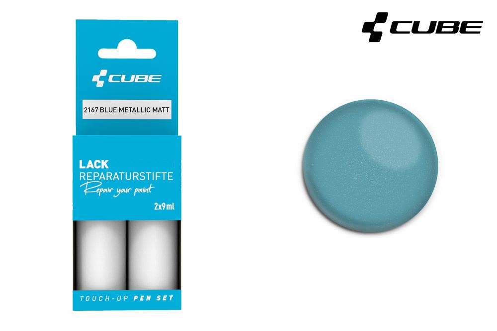 Cube Lackreparaturstift Set BLUE METALLIC matt kaufen | Bike-Discount