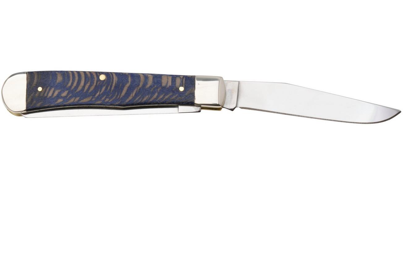 Case Trapper Blue Smooth Sycamore Wood, 63730, 7254 SS zakmes