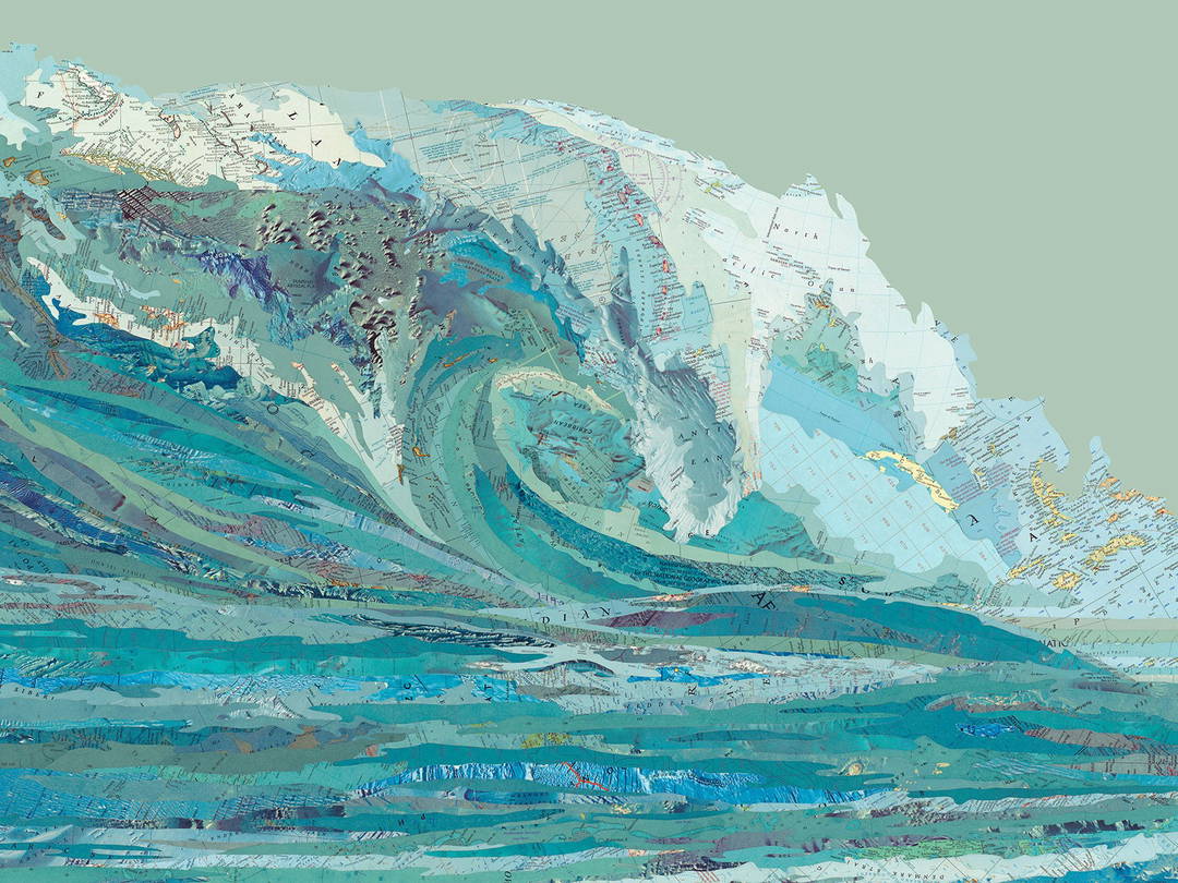 Mylan's Wave by Matthew Cusick - Petites - Small Open Edition.